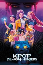 K-Pop Demon Hunters 11x17 Poster Netflix Animated Movie Wall Decor