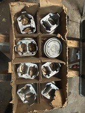 Set 8 Speed Pro L2256f 30 .030 Chevy 350 Forged Coated Flat Top Pistons Set 8 Speed Pro L2256f 30 .030 Chevy 350 Forged Coated Flat Top Pistons