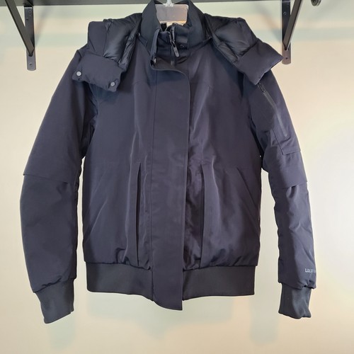 Lululemon Winter Warrior Bomberjacke Damen Größe 6 schwarz Gänsedaunen *lesen* - Bild 1 von 19