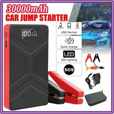 30000mAh Auto KFZ Starthilfe Jump Starter 12V Ladegerät Booster Power Bank PKW