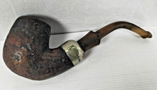 Vintage K&P Petersons Standard System 314 hallmarked Silver Collar Estate Pipe