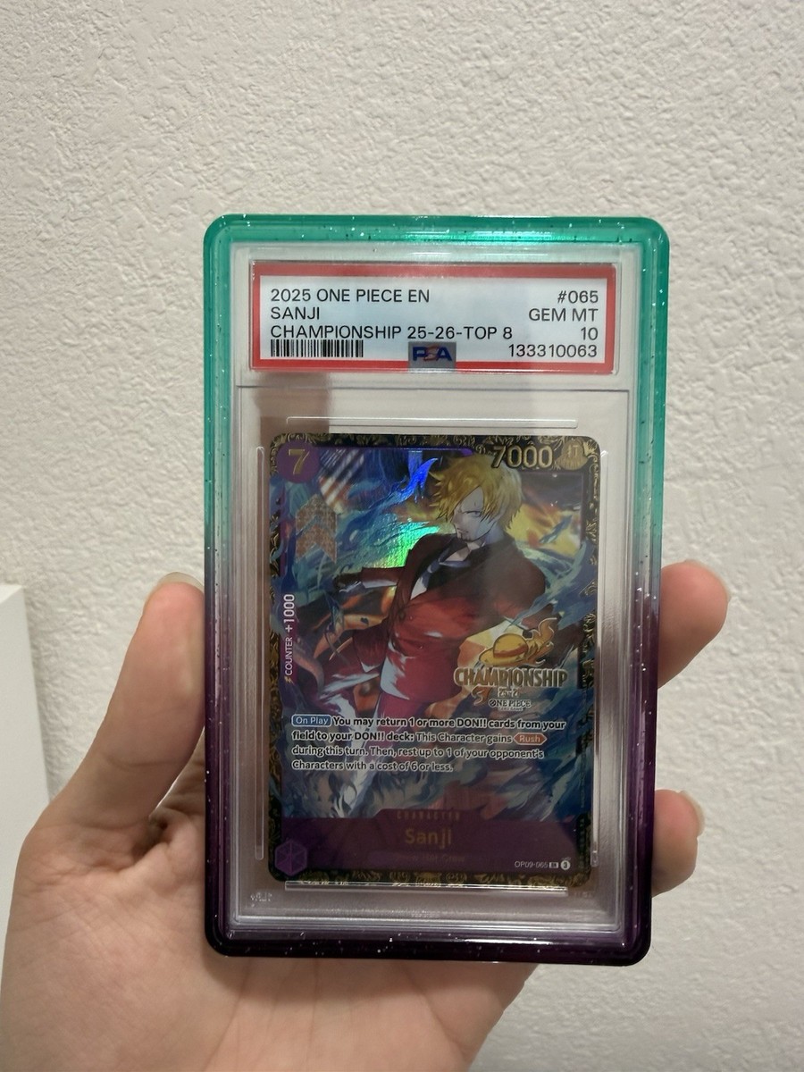 ワンピース カードゲーム 2025 ONE PIECE JP SANJI PSA10 2025 One Piece EN Championship 25-26 #065 Sanji Top 8 PSA 10 GEM