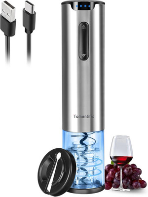 Electric Wine Opener , Rechargeable Automatic Wine Corkscrew Bottle Opener with