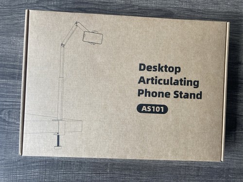 Articulating Phone Stand for Desktop - Best Design-Heavy Duty (BLK) New in Box - Picture 7 of 8