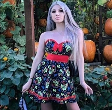 Sourpuss Clothing Wolfman Party Dress 60’s Retro