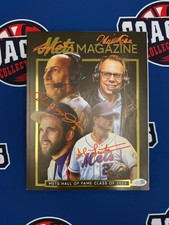 Howie Rose, Gary Cohen, Howard Johnson & Al Leiter QUAD Autographed 2023 Met Hal