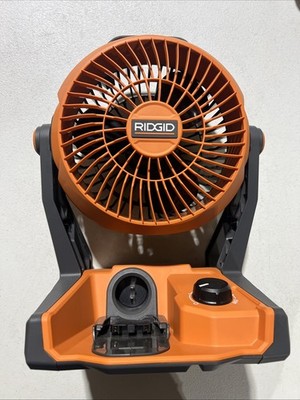 RIDGID R860721B 18V Cordless Hybrid Jobsite Fan (Tool Only)