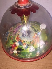 LBZ Lorenz Bolz Tin and Plastic DISNEY SPINNER Toy 20 cm Vintage West Germany