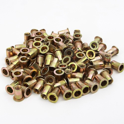 Bulk 100 Stück 8-32 UNC Nietmuttern-Set mit gerändeltem Körper - Mil-Spec Grade Stärke - Bild 5 von 7