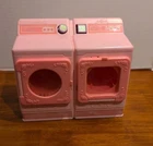 Vintage 1990 Mattel Barbie Pink Washer Dryer Set