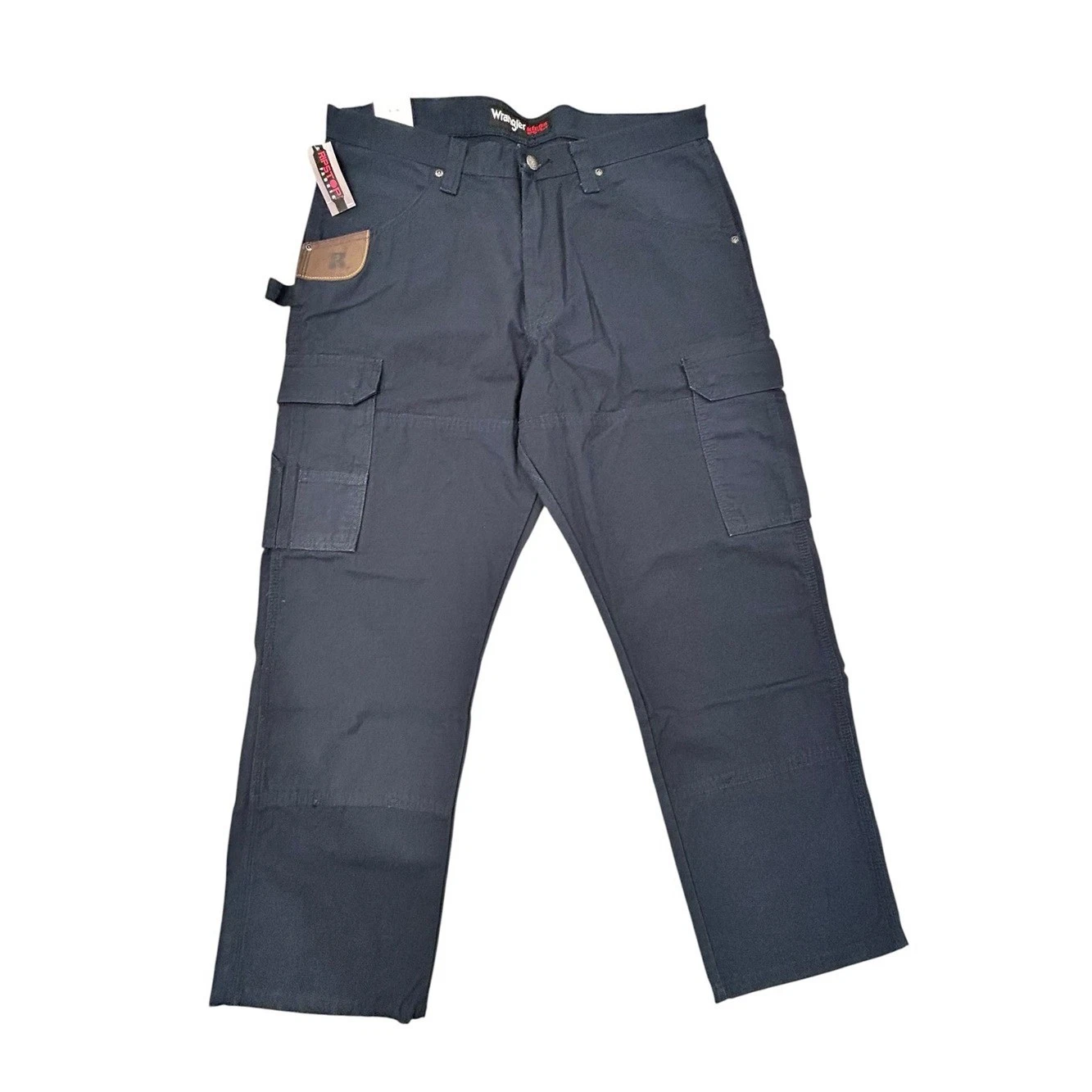 Wrangler Riggs Workwear Ranger Navy Cargo Pants NWT 36/30 Ripstop Utility