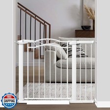 Fairy Baby 29.5"-40.5" Extra Wide Baby Gate, Metal Child Safety Gate for Kids