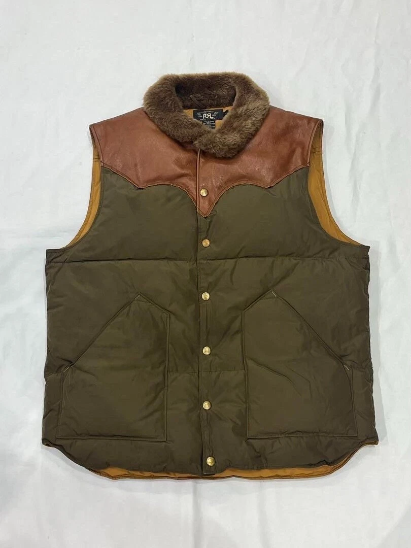 RRL Vest Coats, Jackets & Vests Leather Outer Shell for Men for