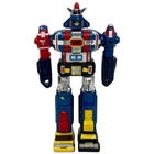 Vintage Voltron Dairugger 6" Action Figure Die Cast 1982 Bandai Used