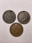(3 Piece LOT) Indian Head Cent Pennies 1895 1899 1906 VG - AU Very Nice Detail