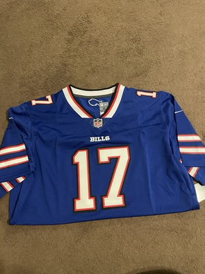 #ad #ad Nike Buffalo Bills Allen #17 NFL Football Jersey XL Blue $120.00
