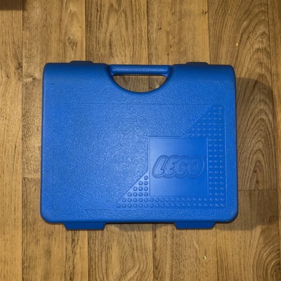 Vintage 1997 Blue LEGO Storage Container Carrying Case Holder Box Made in USA
