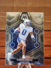 2024 Panini Mosaic Football Terrion Arnold - Rookie Card - Detroit Lions