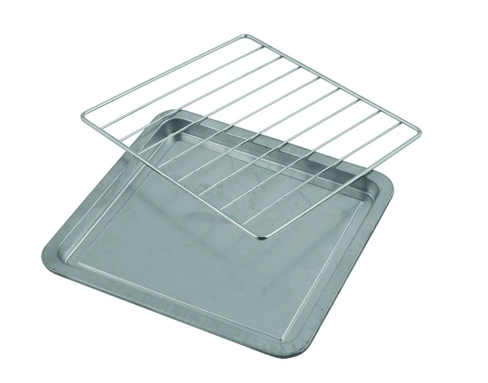 FORNO FORNETTO ELETTRICO 10 LITRI 800W TIMER CON GRIGLIA E TEGLIA COLORE NERO - Immagine 4 di 4