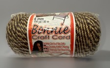 Pepperell Bonnie Macrame Craft Cord 6mmX100yd-Brownie BS
