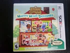 Animal Crossing Happy Home Designer Nintendo 3DS Complete W/ Sealed Amiibo Card