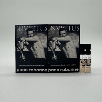 2 Paco Rabanne Invictus Victory Eau De Parfum Intense 1.5ML Each Brand new