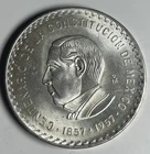 Photo of a 1957 Mexico 10 Pesos Silver from an eBay listing that sold on May 23, 2026