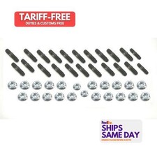 Mr Gasket 6316 Kit Black Steel Bbc Oil Pan Stud Kit Performance Racing Parts