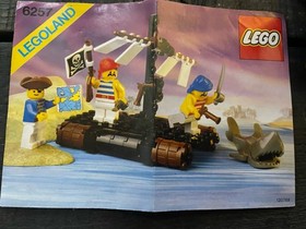 Lego 6257 Castaways Raft Vintage Incomplete With Instructions