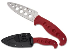 Spyderco Knives Temperance FB05TRD Red FRN 420J2 Steel Fixed Blade Trainer