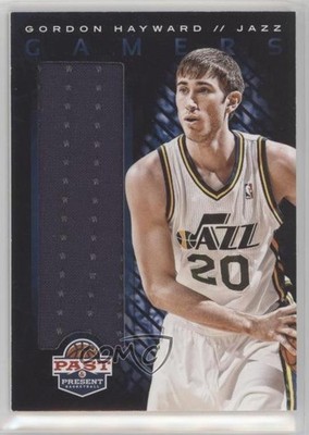 2012-13 Panini Past & Present Gamers Materials Gordon Hayward #7 2t8