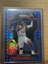 2021-22 Prizm Basketball NBA 75th Anniversary Logo Cam Reddish SP Hawks
