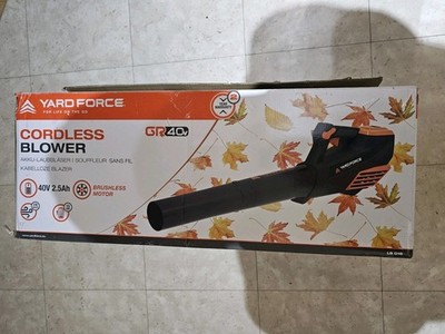 Yard Force LB G18 Akku-Gartenlaubbläser - 40V.   