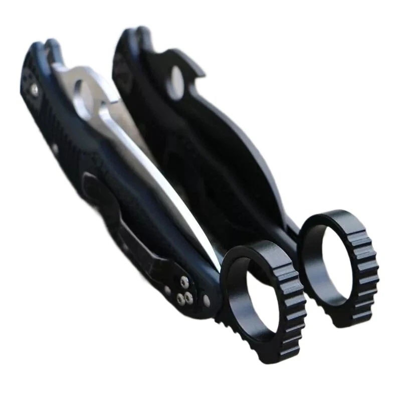 1PC Back Spacer Signet Ring Upgrade for Spyderco Delica 4 Knives
