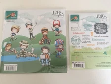 Little Darlings Boy Oh Boy 31piece Stamp Set  KIT179 New