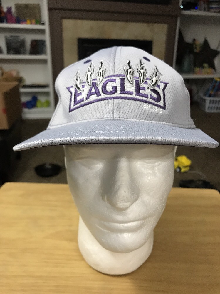 Eagles Talons Grey Flexfit Size M/L Baseball Cap | eBay