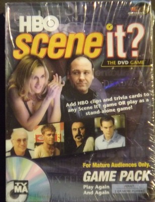 SCENE IT? HBO Edition (Super Game Pack) (DVD  HD Video Game, 2005) (B1)