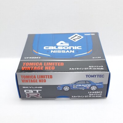 TOMICA LIMITED VINTAGE LV-N234b Nissan Skyline GT-R R32 Calsonic