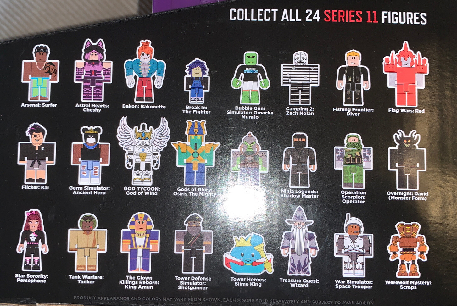 NEW 2022 ROBLOX Series 11 Mystery Blind Figure Boxes PURPLE BOX Cube