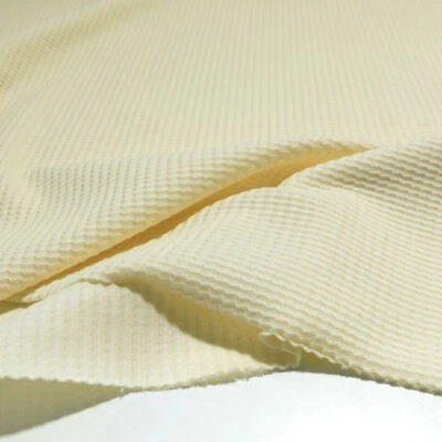 TOLKO Schlauchjersey BündchenStoff mit Waffel Look aus reiner Baumwolle