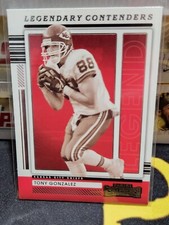 2021 Panini Contenders Football Tony Gonzalez Legendary Contenders #LGD-TGO PWE