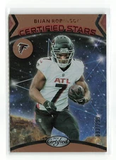 BIJAN ROBINSON #15 /299 2024 PANINI CERTIFIED FALCONS CERTIFIED STARS