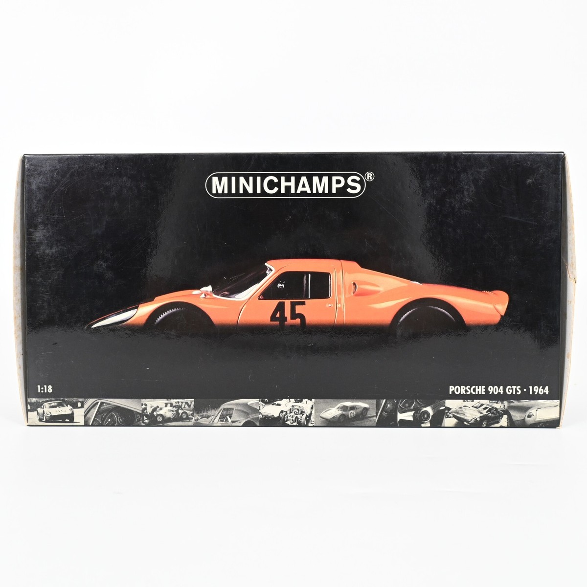 ミニカー minichamps 1/18 porsche904 GTS RACING 1:18 SCALE 1964 PORSCHE 904 GTS RACING SILVER #50 BY