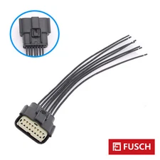 7-wire 16Pin LED Headlight Connector Pigtail for 15-17 Ford F150 2018 Expedition