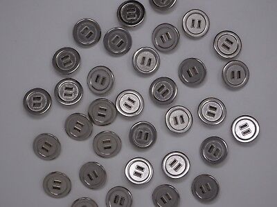 2 pcs 481-22 Metal Shank Buttons Antique Silver Finish 22mm Sun Face Zuni