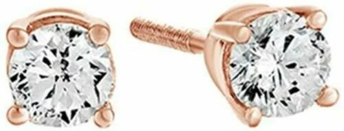 Diamond Solitaire Fine Diamond Earrings