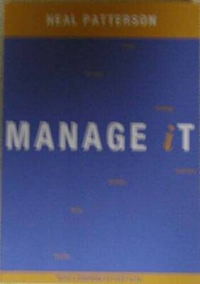 Manage iT - Paperback By Neal Patterson - VERY GOOD