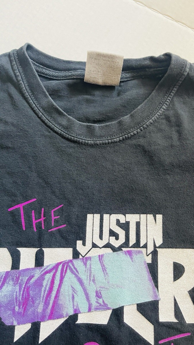 レア ジャスティン ビーバー　マシンガンケリー MGK ビッグツアー　tシャツ Justin Bieber & Machine Gun Kelly MGK The Big Tour 2019 Size