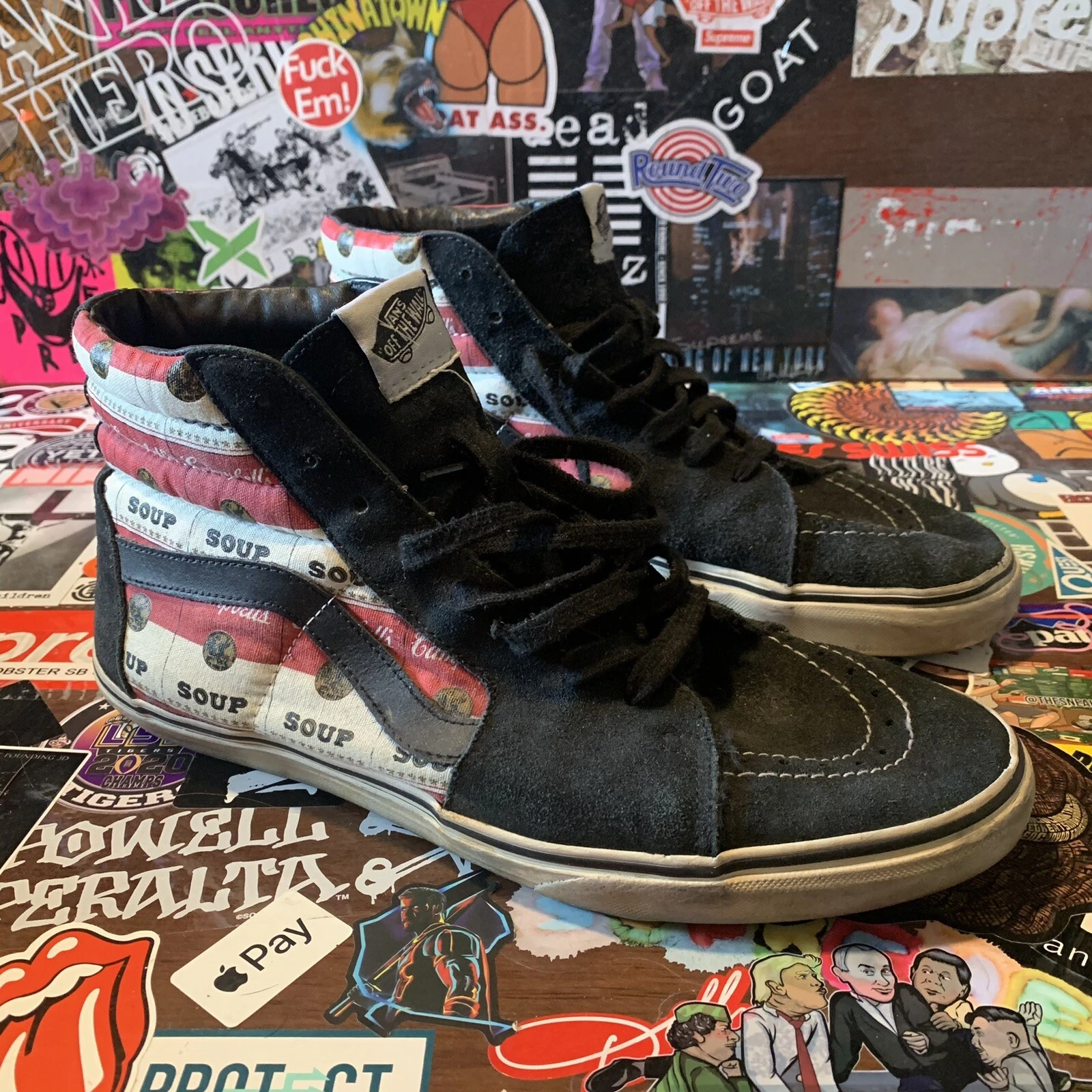 Supreme Van's Sk8 Hi Pro Campbell's Soup Sneaker, homme taille 12