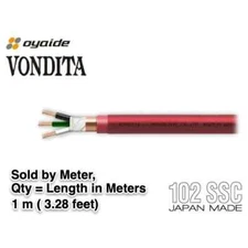 Oyaide VONDITA Power Cable - Sold by Meter, Qty = Length in Meters _ japan